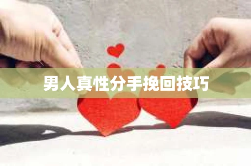男人真性分手挽回技巧
