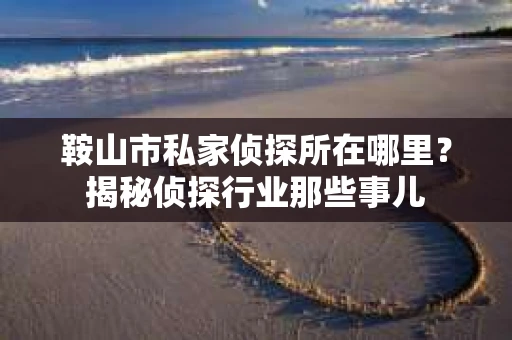 鞍山市私家侦探所在哪里？揭秘侦探行业那些事儿