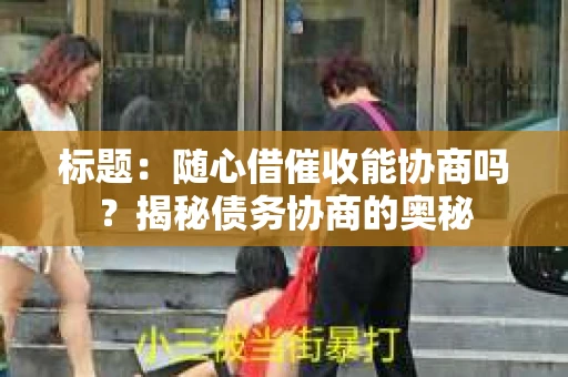标题：随心借催收能协商吗？揭秘债务协商的奥秘