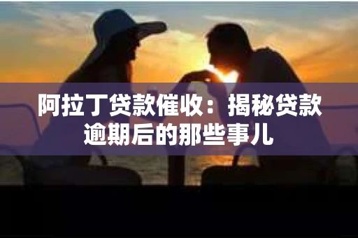 阿拉丁贷款催收：揭秘贷款逾期后的那些事儿