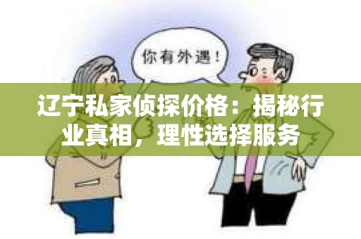 辽宁私家侦探价格：揭秘行业真相，理性选择服务