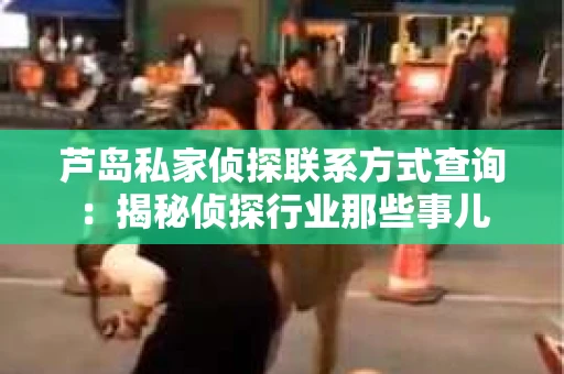 芦岛私家侦探联系方式查询：揭秘侦探行业那些事儿