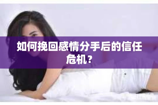 如何挽回感情分手后的信任危机? 如何挽回感情分手后的信任危机?
