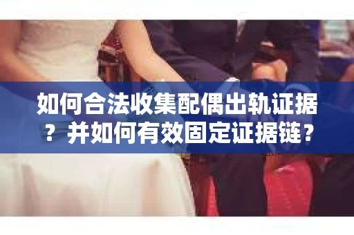 如何合法收集配偶出轨证据？并如何有效固定证据链？