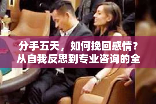 分手五天，如何挽回感情？从自我反思到专业咨询的全面解决方案