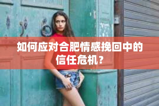 如何应对合肥情感挽回中的信任危机？